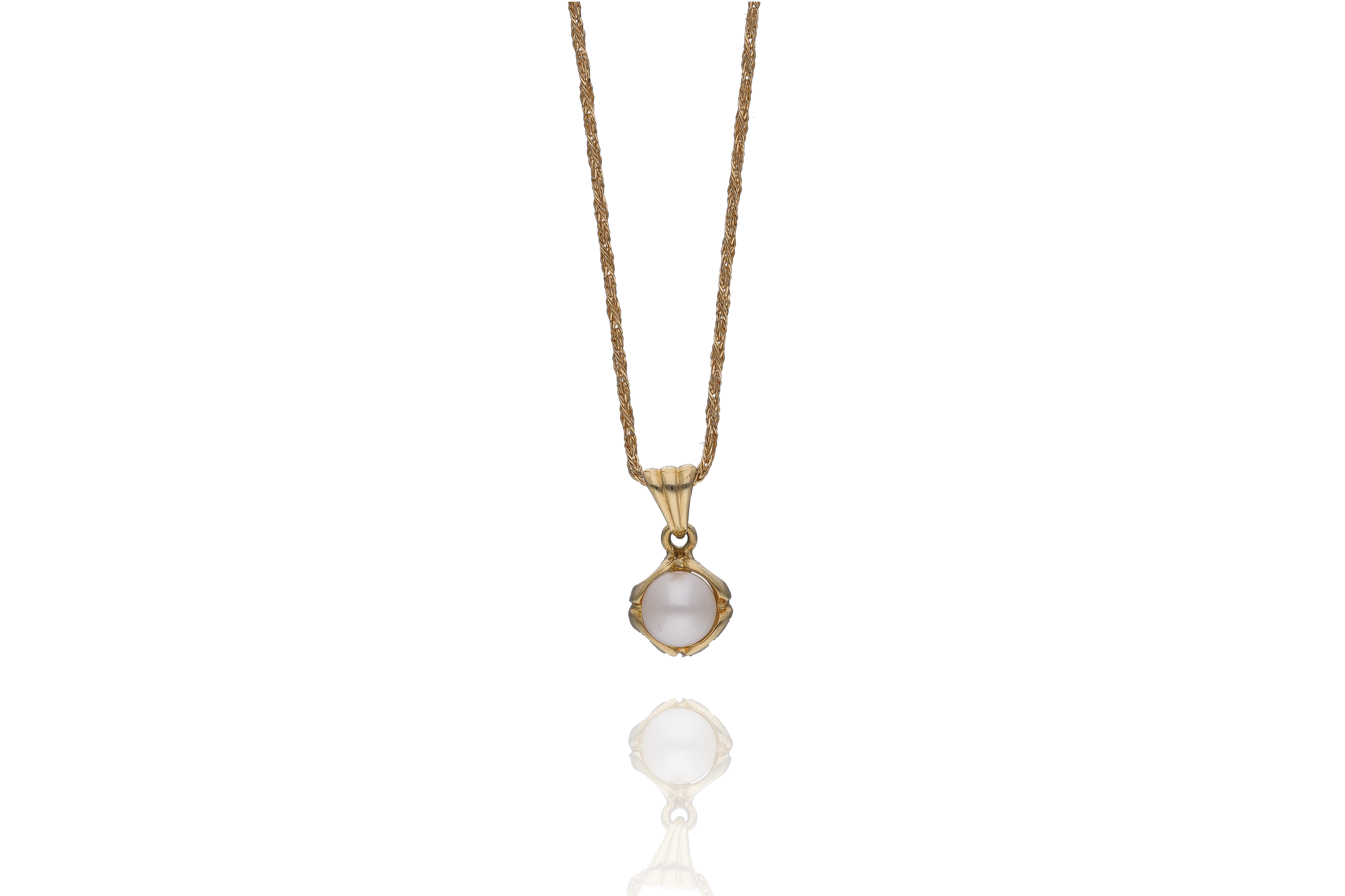 Collana con perla - Asta Preziosi