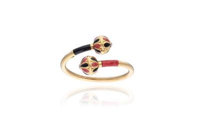 Bracciale in oro e parte smaltata - Asta Preziosi Bracciale in oro e parte smaltata - Asta Preziosi