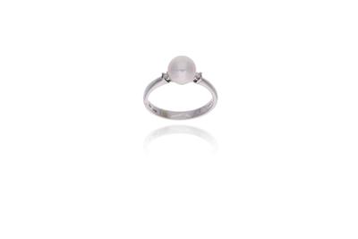 Mikawa, anello con perla e diamanti - Asta Preziosi Mikawa, anello con perla e diamanti - Asta Preziosi