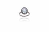 Anello con acquamarina e diamanti - Asta Preziosi Anello con acquamarina e diamanti - Asta Preziosi