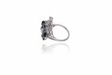 Anello con diamanti e zaffiri - Asta Preziosi Anello con diamanti e zaffiri - Asta Preziosi