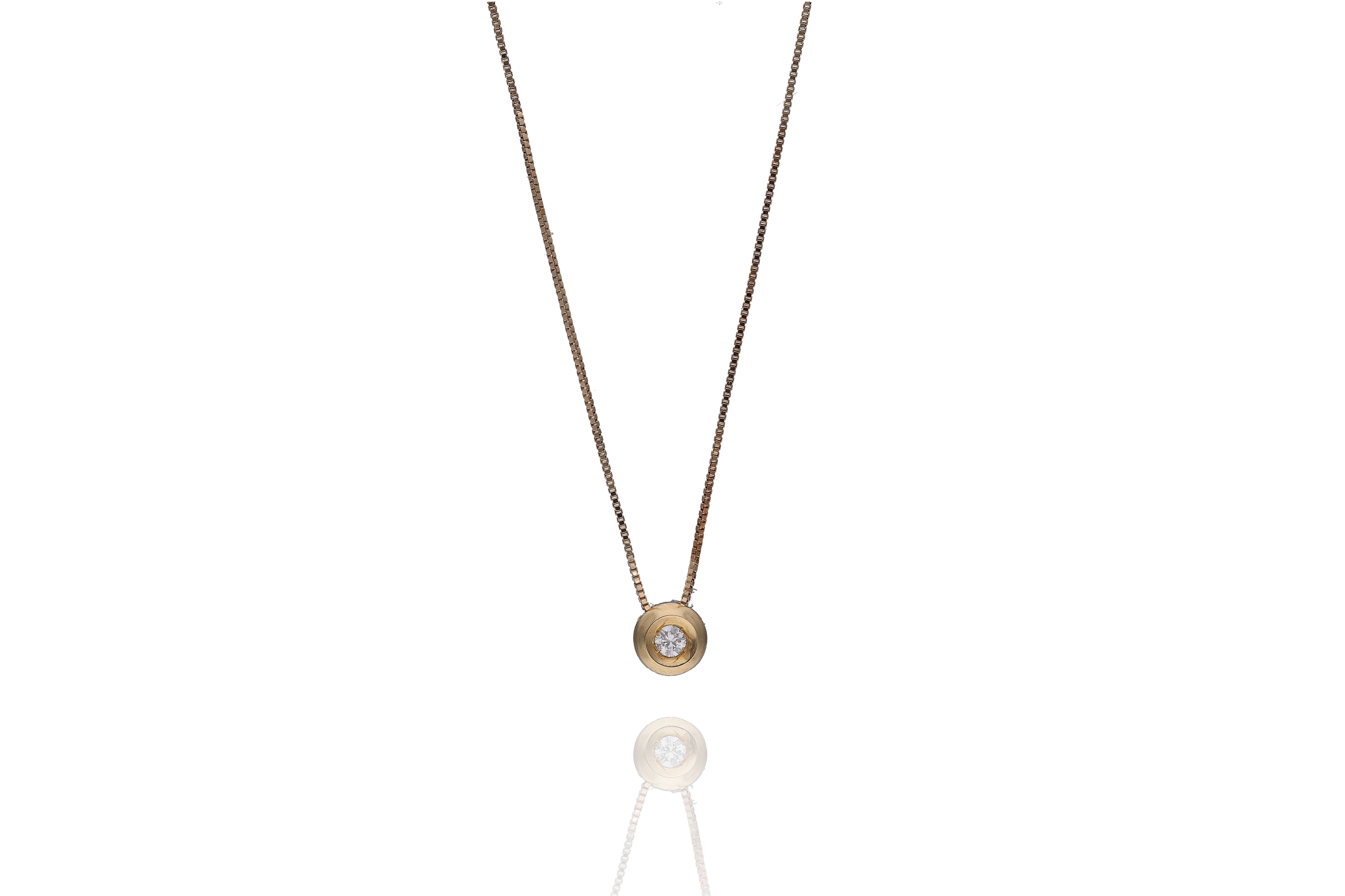 Collana con diamante - Asta Preziosi