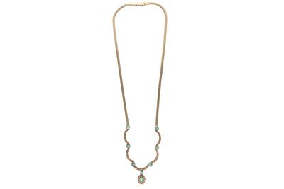 Collana con smeraldi e diamanti - Asta Preziosi
