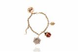Bracciale con pendenti e smalti - Asta Preziosi Bracciale con pendenti e smalti - Asta Preziosi