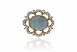 Spilla con opale e diamanti - Asta Preziosi Spilla con opale e diamanti - Asta Preziosi