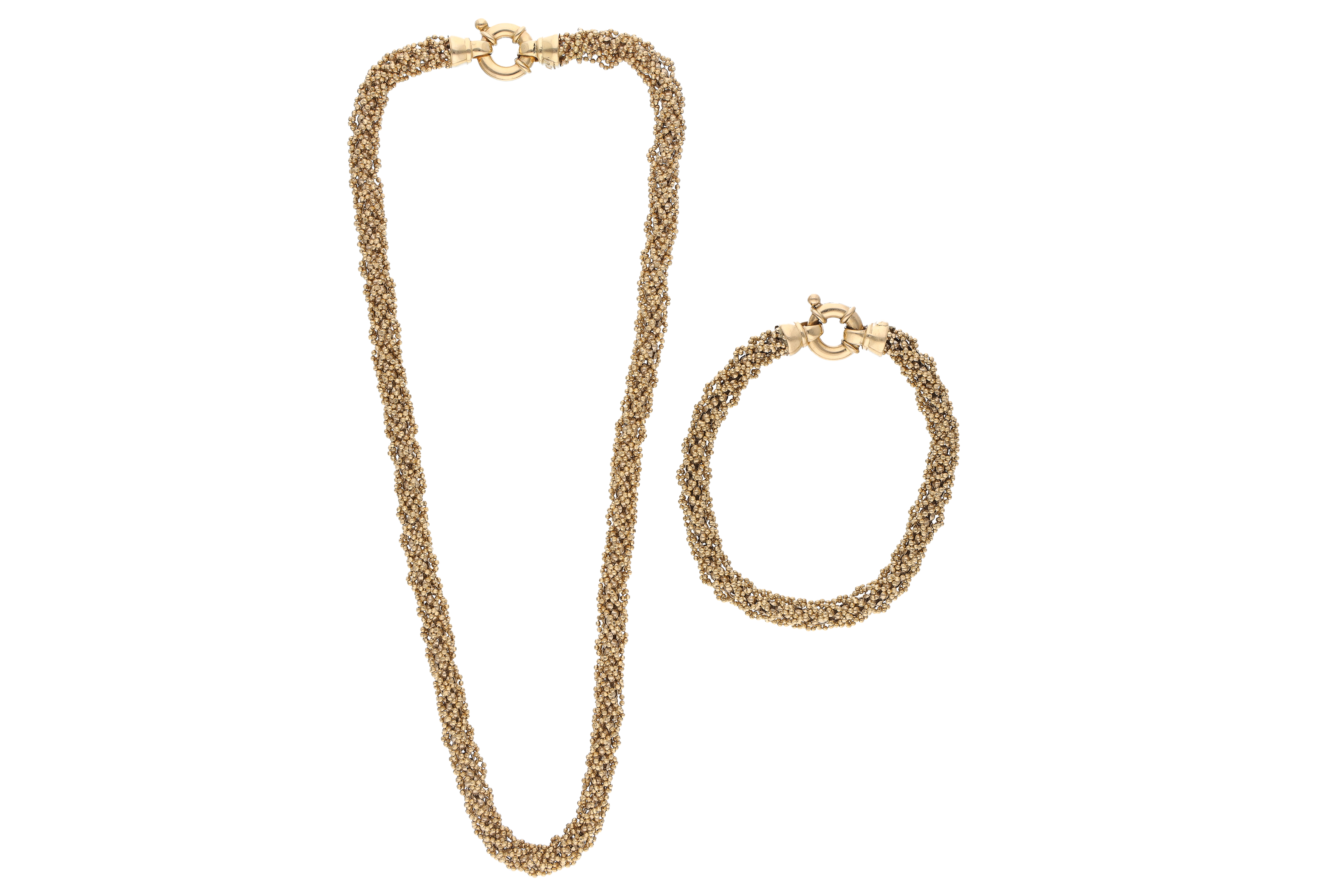 Parure, collana e bracciale in oro - Asta Preziosi