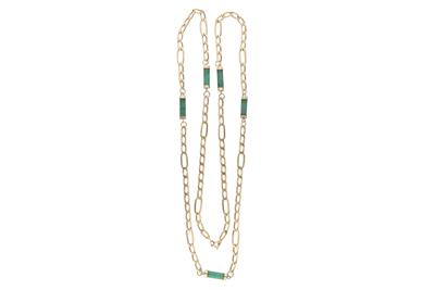 Collana con quarzi avventurina - Asta Preziosi Collana con quarzi avventurina - Asta Preziosi