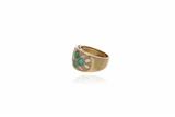 Anello con diamanti e smeraldi - Asta Preziosi Anello con diamanti e smeraldi - Asta Preziosi