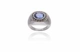Anello con zaffiro e diamanti - Asta Preziosi Anello con zaffiro e diamanti - Asta Preziosi