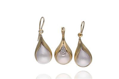 Parure con perle e diamanti - Asta Preziosi Parure con perle e diamanti - Asta Preziosi