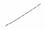 Bracciale con rubini, zaffiri, smeraldi e diamanti - Asta Preziosi Bracciale con rubini, zaffiri, smeraldi e diamanti - Asta Preziosi