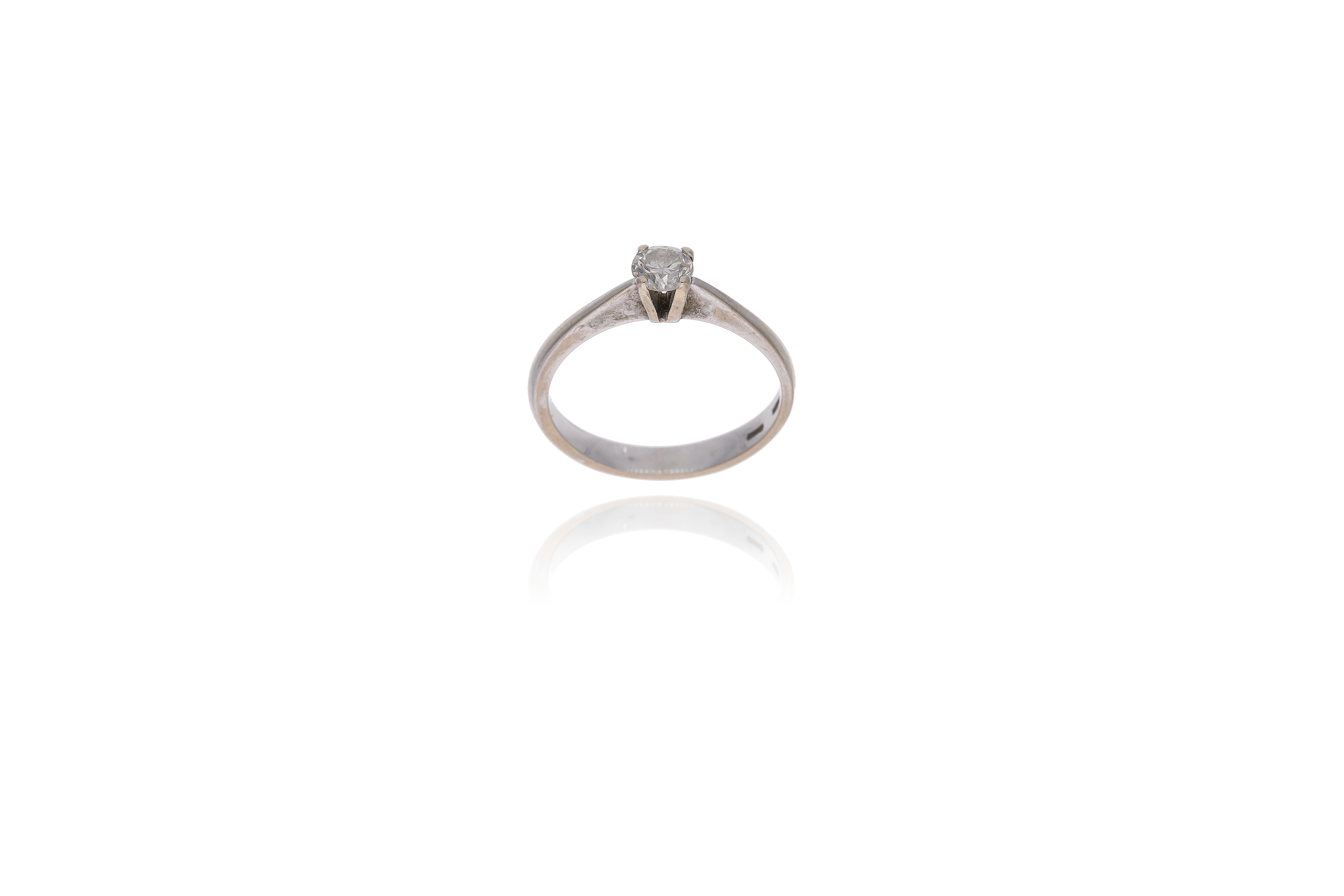 Anello con diamante - Asta Preziosi