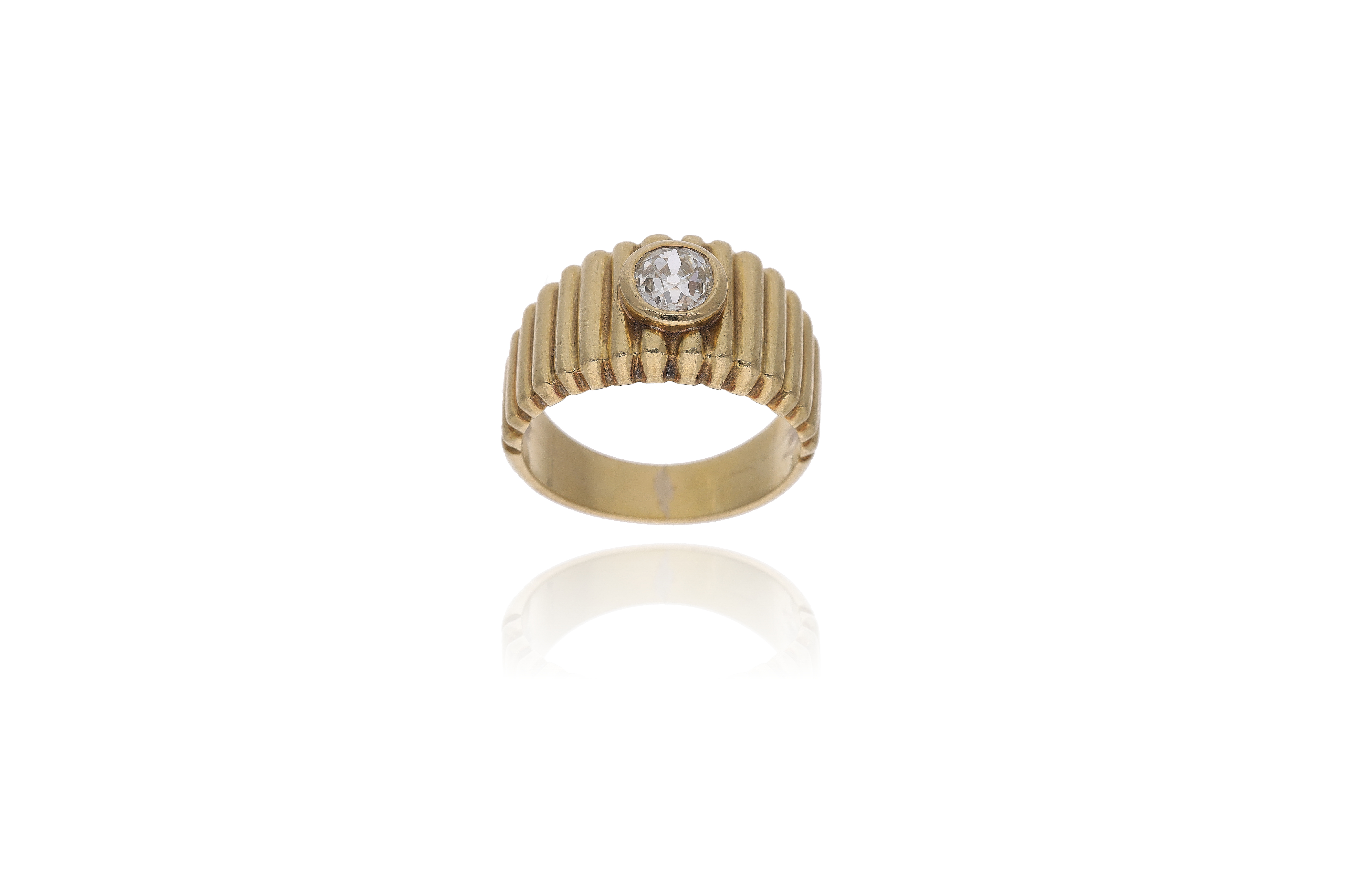 Anello con diamante - Asta Preziosi