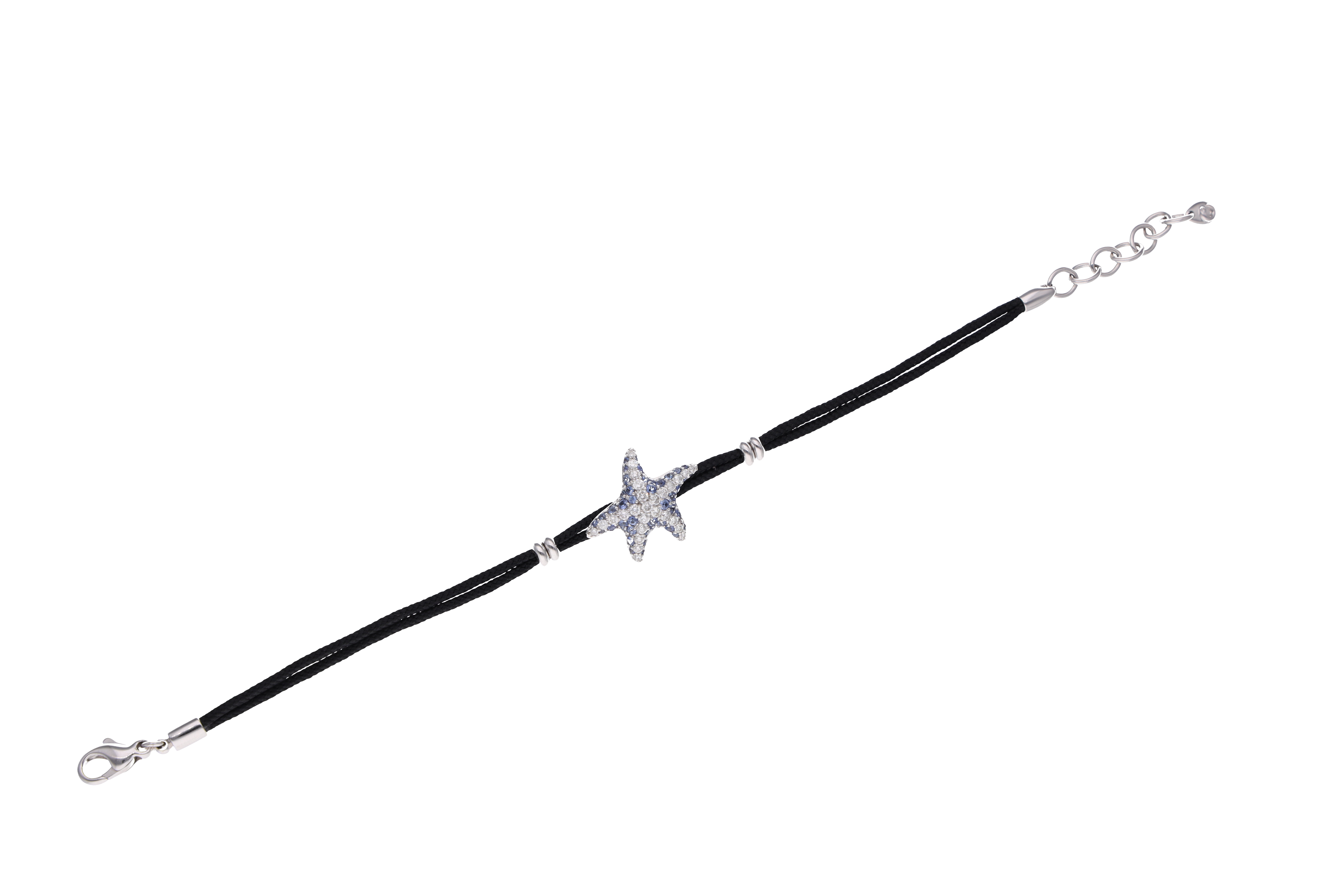 Bracciale con diamanti e zaffiri - Asta Preziosi