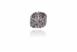 Anello con diamanti, rubini e pietre - Asta Preziosi
