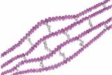 Bracciale a quattro fili di pietre con diamanti - Asta Preziosi Bracciale a quattro fili di pietre con diamanti - Asta Preziosi