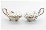 Coppia di formaggere in argento - Asta Preziosi Coppia di formaggere in argento - Asta Preziosi