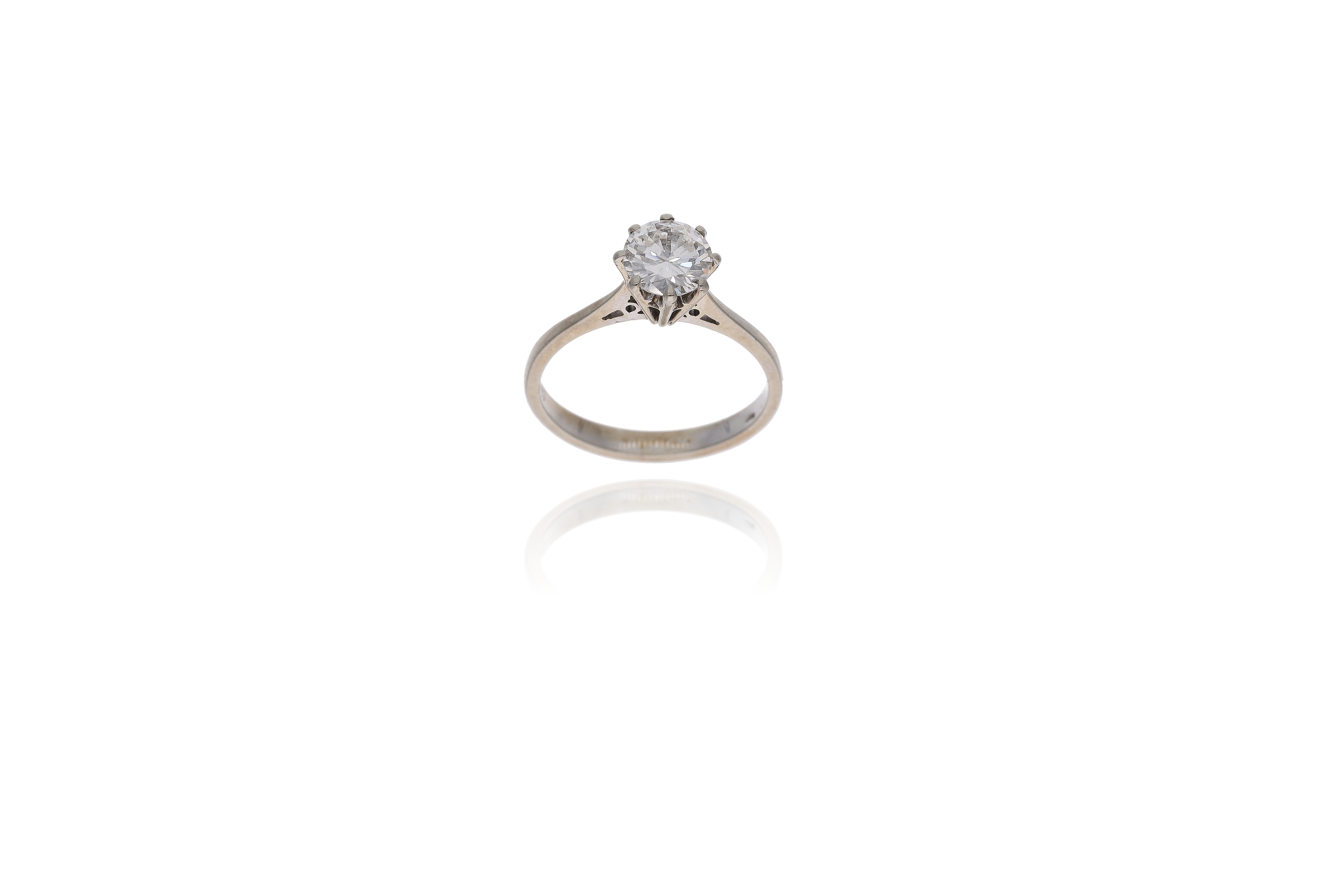 Anello con diamante - Asta Preziosi