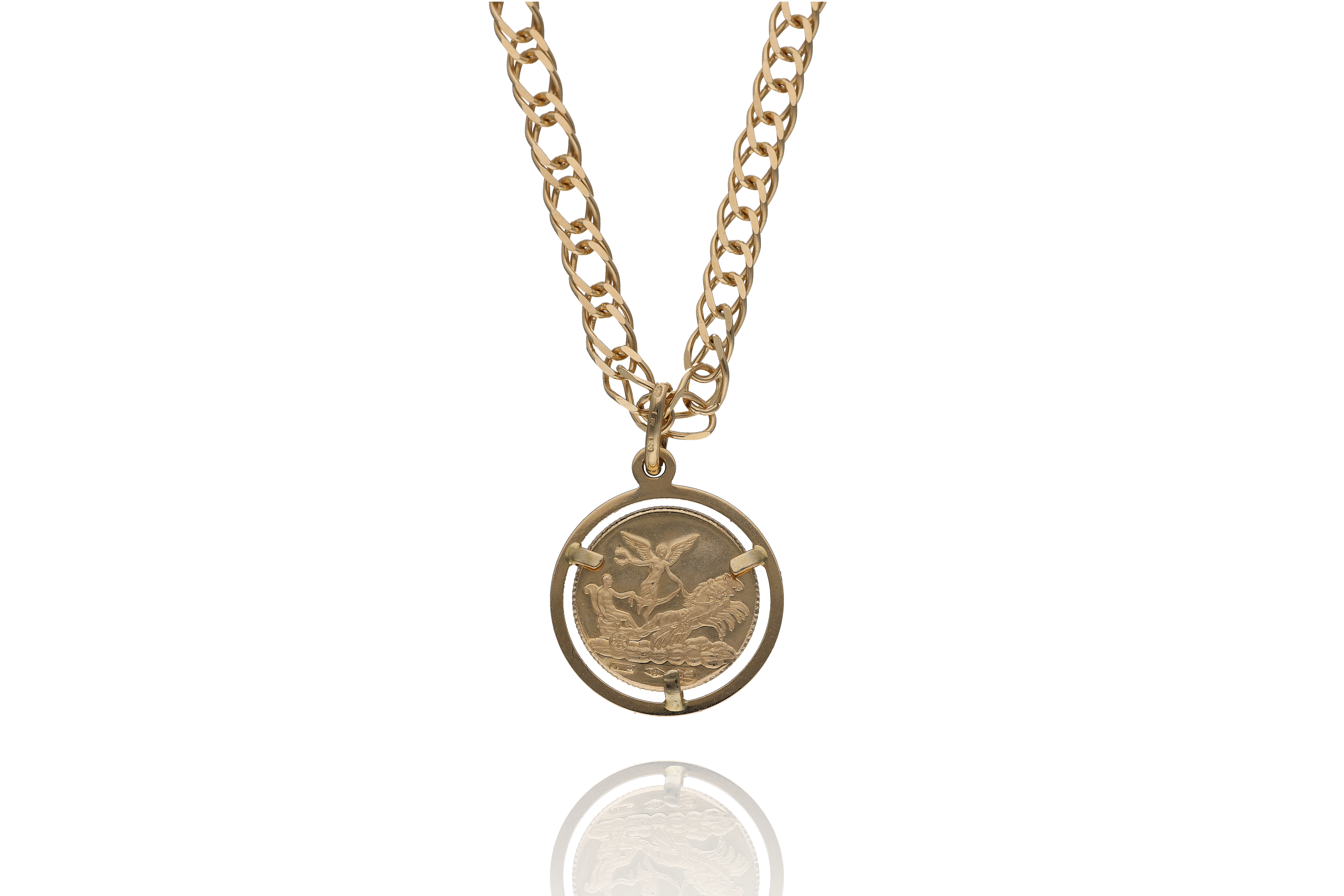 Collana e ciondolo in oro - Asta Preziosi