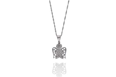 Collana con ciondolo con diamanti - Asta Preziosi Collana con ciondolo con diamanti - Asta Preziosi