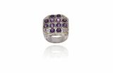 Anello con ametiste - Asta Preziosi