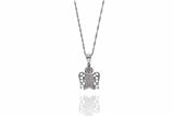 Collana con ciondolo con diamanti - Asta Preziosi Collana con ciondolo con diamanti - Asta Preziosi