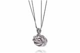 Collana con ciondolo con diamanti - Asta Preziosi Collana con ciondolo con diamanti - Asta Preziosi