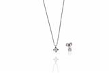 Collana con pendente e orecchino con diamanti - Asta Preziosi Collana con pendente e orecchino con diamanti - Asta Preziosi