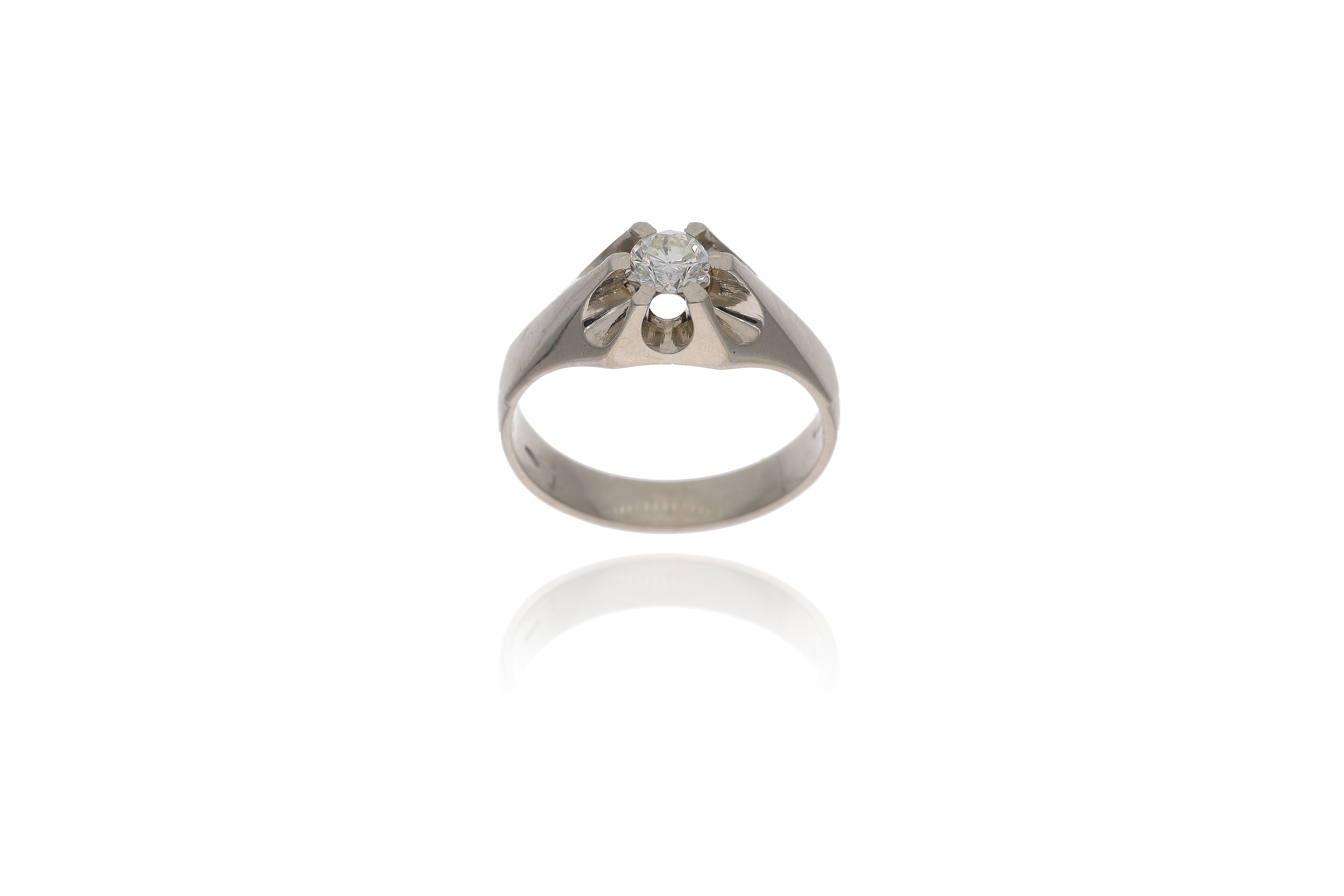 Anello con diamante - Asta Preziosi