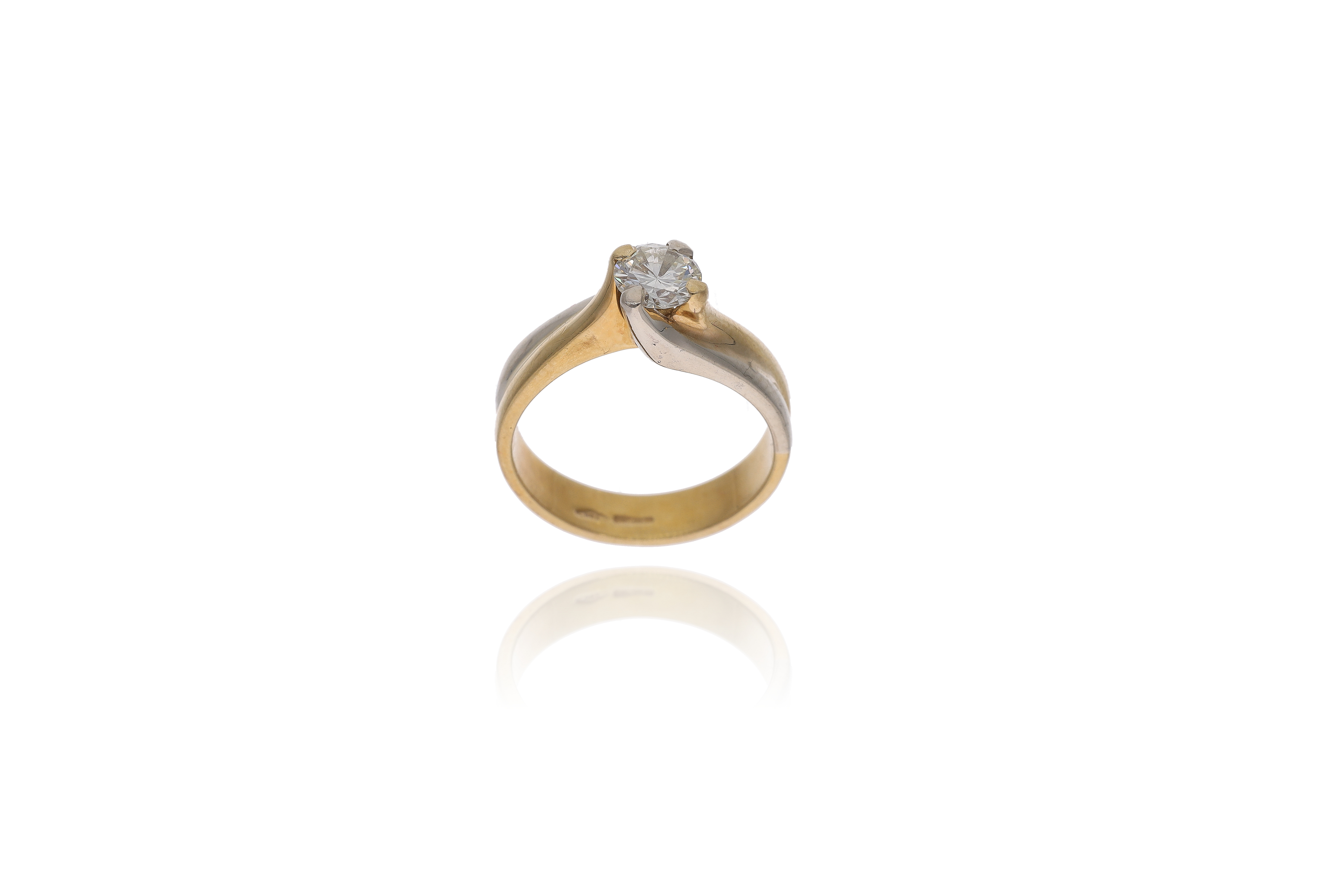 Anello con diamante - Asta Preziosi