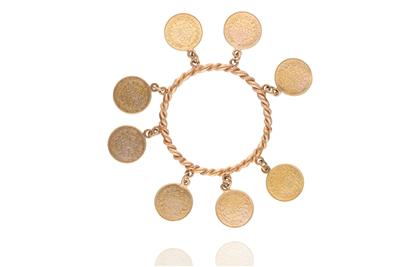 Bracciale con medaglie - Asta Preziosi