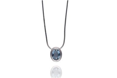 Collana e centrale con topazio - Asta Preziosi Collana e centrale con topazio - Asta Preziosi