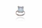 Anello con acquamarina - Asta Preziosi Anello con acquamarina - Asta Preziosi
