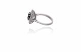 Anello con diamanti e zaffiro - Asta Preziosi Anello con diamanti e zaffiro - Asta Preziosi