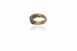 Anello con zaffiri e zaffiri rosa - Asta Preziosi Anello con zaffiri e zaffiri rosa - Asta Preziosi