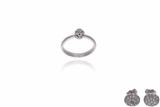 Anello e orecchini con diamanti - Asta Preziosi Anello e orecchini con diamanti - Asta Preziosi