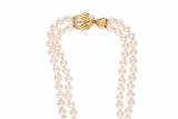 Collana di perle coltivate e diamanti - Asta Preziosi Collana di perle coltivate e diamanti - Asta Preziosi