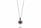 Collana e ciondolo con granato e diamanti - Asta Preziosi Collana e ciondolo con granato e diamanti - Asta Preziosi
