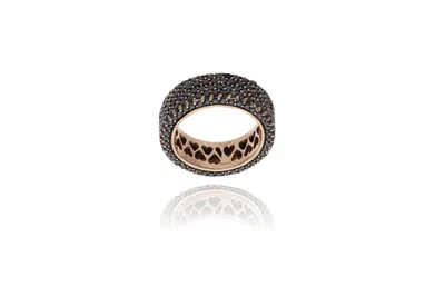 Anello con diamanti neri e pietre - Asta Preziosi Anello con diamanti neri e pietre - Asta Preziosi