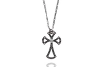 Collana con diamanti, diamanti neri e pietre - Asta Preziosi Collana con diamanti, diamanti neri e pietre - Asta Preziosi