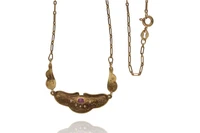 Collana con rubino e diamanti - Asta Preziosi Collana con rubino e diamanti - Asta Preziosi