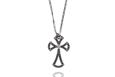 Collana con diamanti, diamanti neri e pietre - Asta Preziosi Collana con diamanti, diamanti neri e pietre - Asta Preziosi
