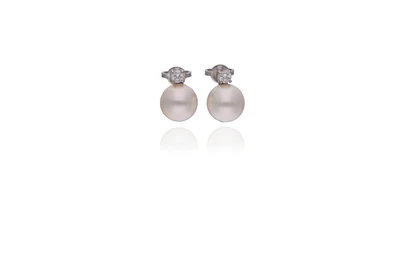Orecchini con perle e diamanti - Asta Preziosi Orecchini con perle e diamanti - Asta Preziosi