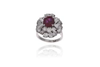 Anello con rubino e diamanti - Asta Preziosi Anello con rubino e diamanti - Asta Preziosi