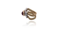 Anello con tormalina e diamanti - Asta Preziosi Anello con tormalina e diamanti - Asta Preziosi