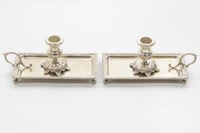 Coppia di bugie in argento - Asta Preziosi Coppia di bugie in argento - Asta Preziosi
