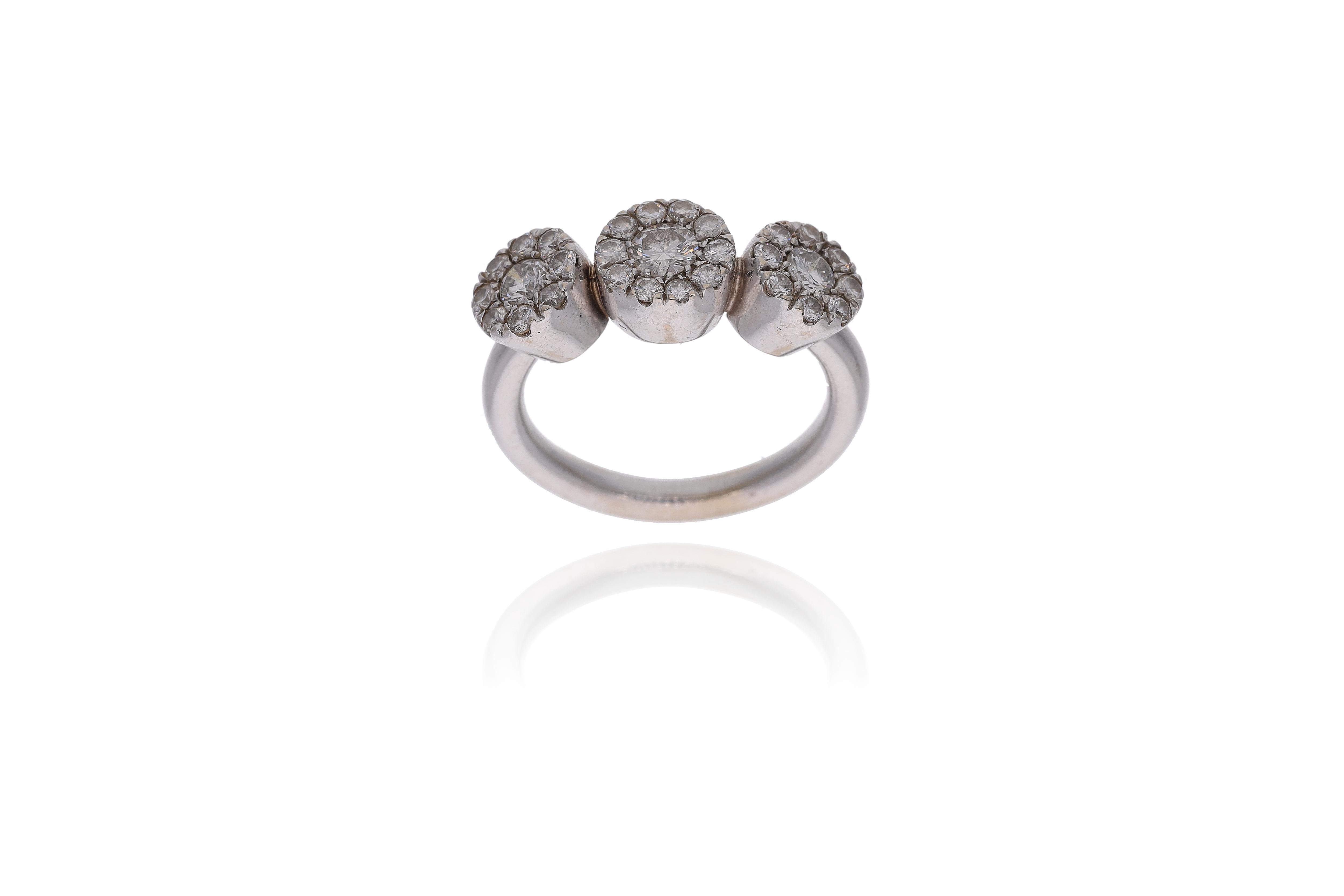 Anello con diamanti - Asta Preziosi