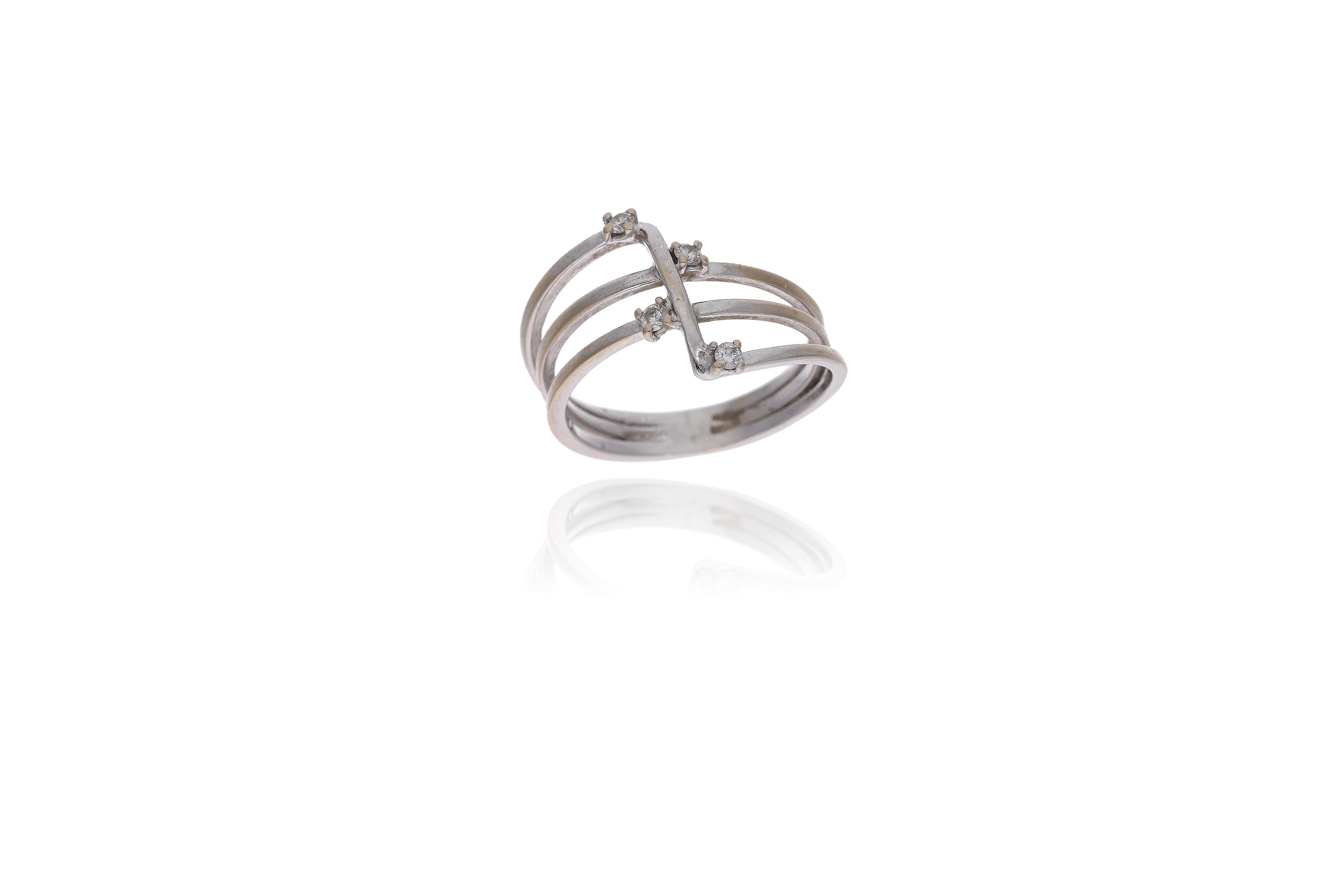 Anello con diamanti - Asta Preziosi