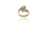 Anello a contrarie' con diamanti - Asta Preziosi Anello a contrarie' con diamanti - Asta Preziosi