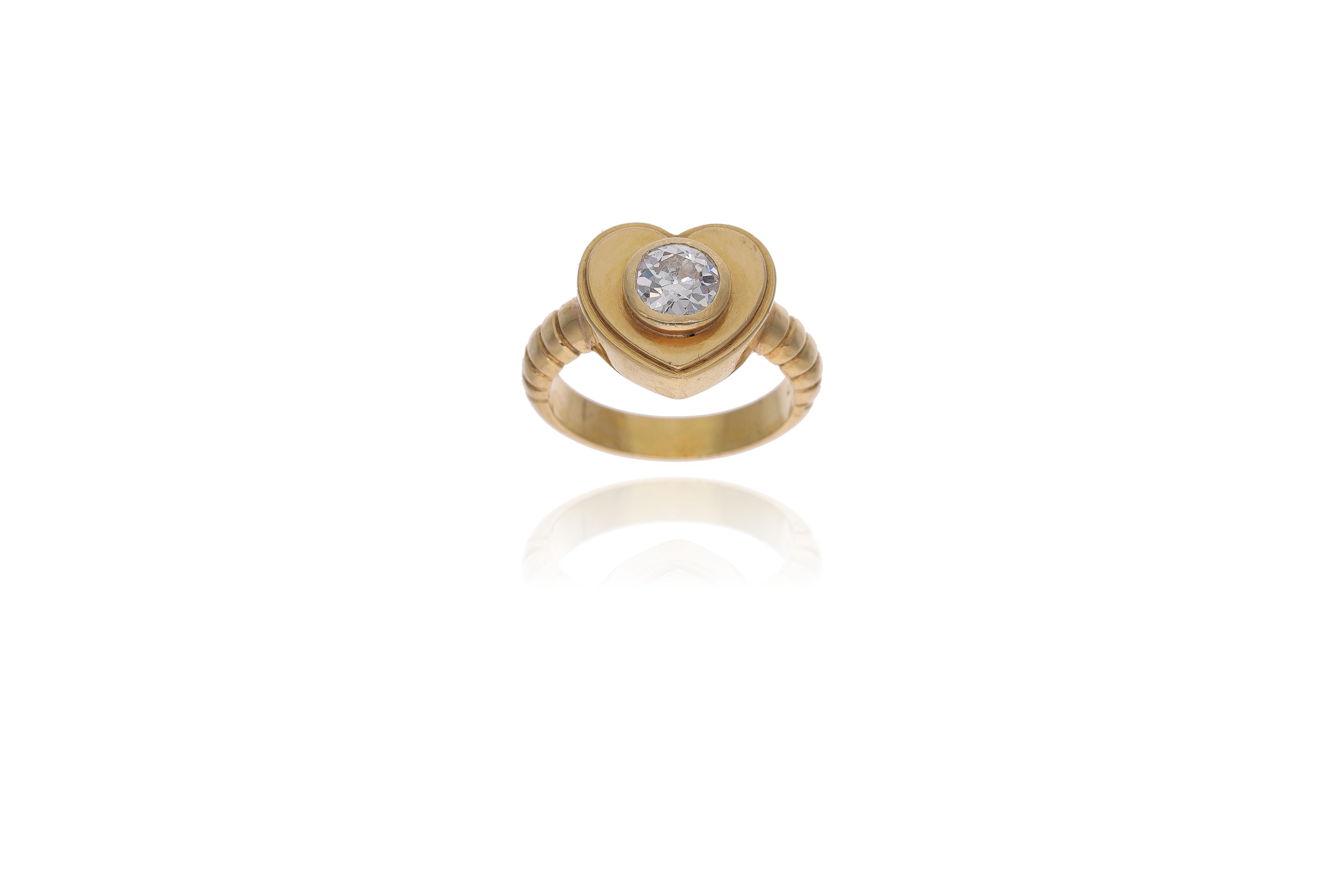Anello con diamante - Asta Preziosi